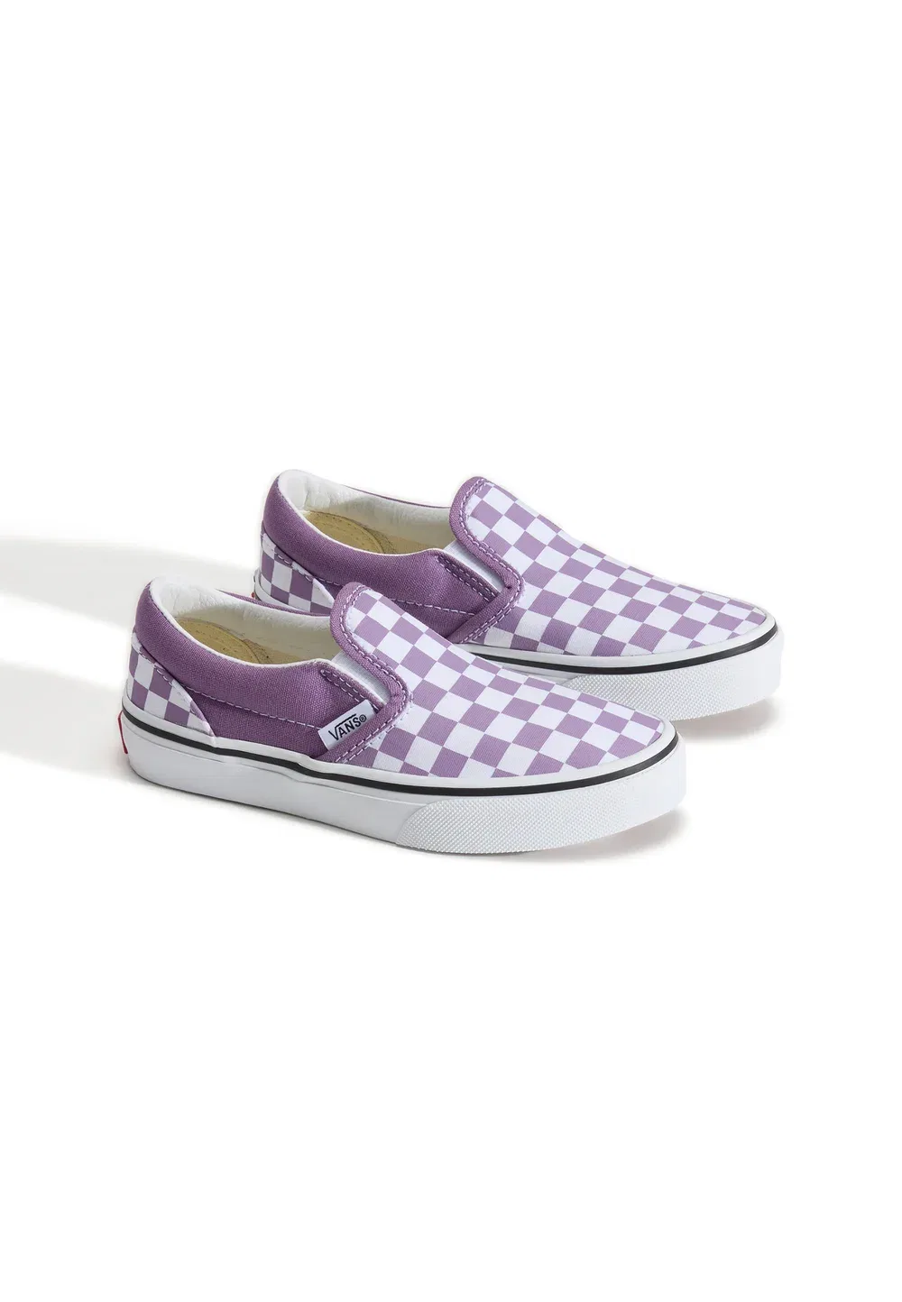 Классические кроссовки унисекс без шнурков Vans, Color Theory Checkerboard Prism — фото 2