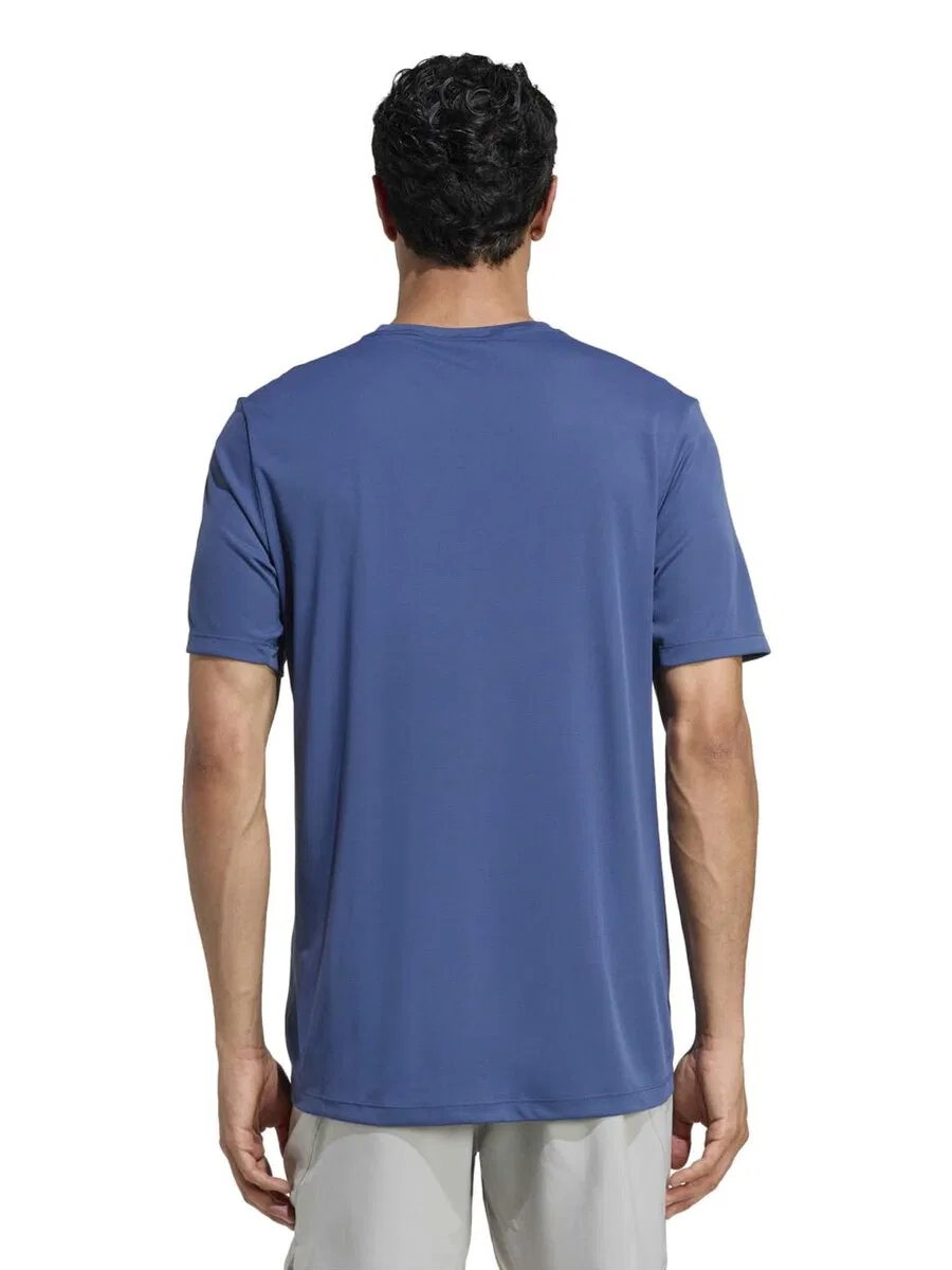Спортивная футболка ADIDAS PERFORMANCE Performance Shirt 'Adi365 Essentials' синего цвета — фото 3