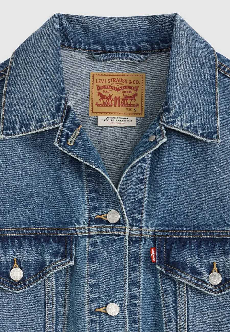 Куртка LEVI'S Between-Season 'TRUCKER' синего цвета — фото 4