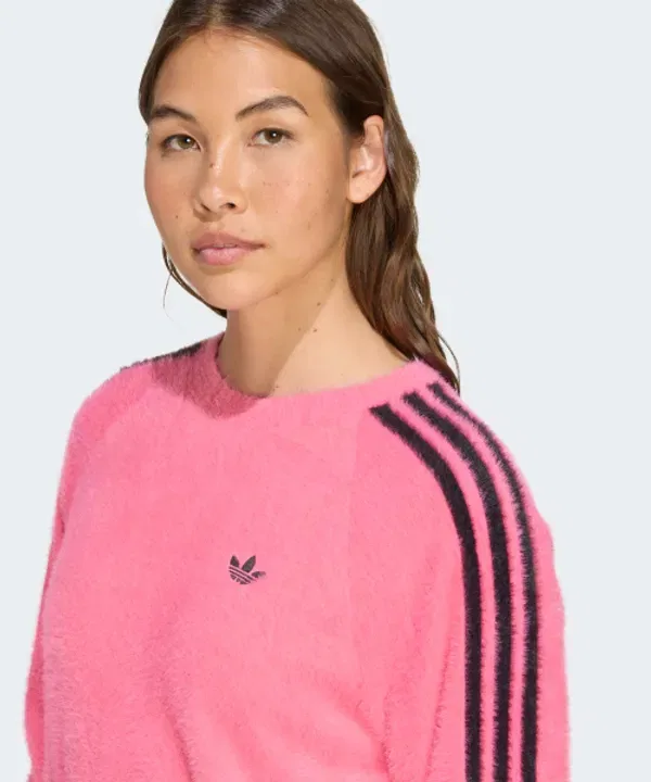Свитер из ниток, праздничный, Adidas, розовый — фото 3
