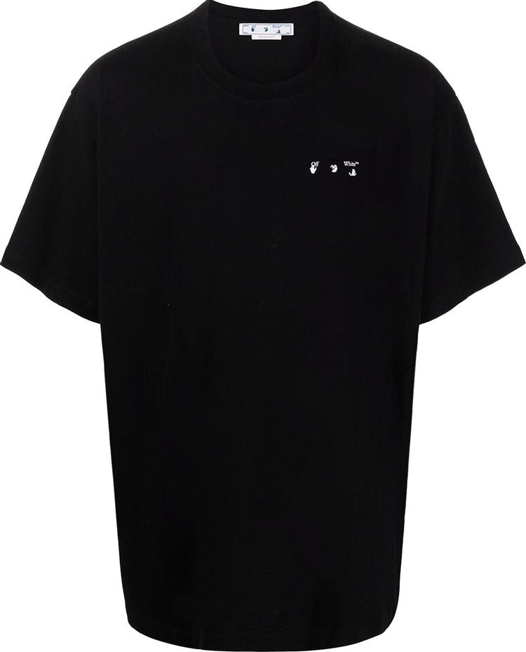 

Футболка Off-White Caravag Paint Slim Short-Sleeve Tee 'Black', черный