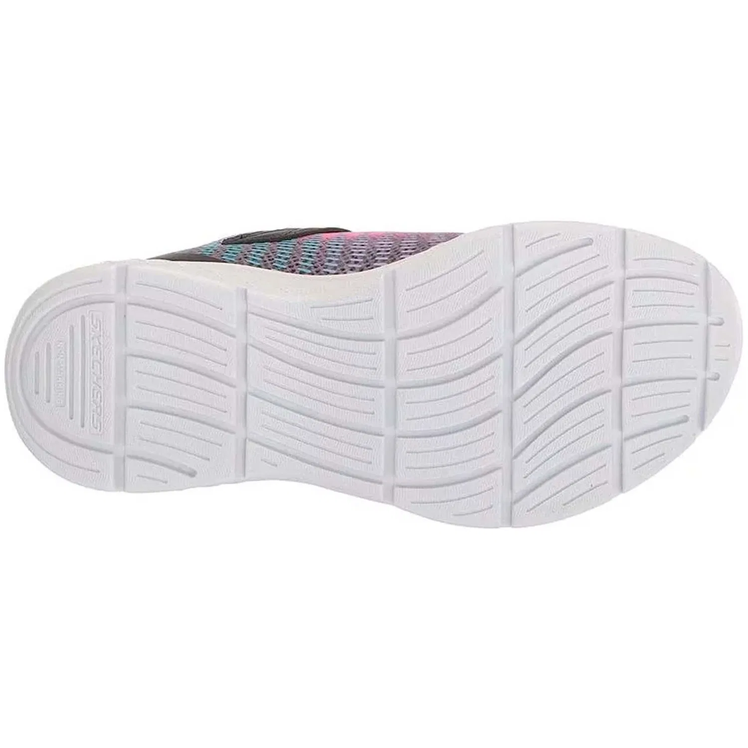 Детские кроссовки с принтом 303535L-BKMT Skechers, Schwarz Bunt — фото 3