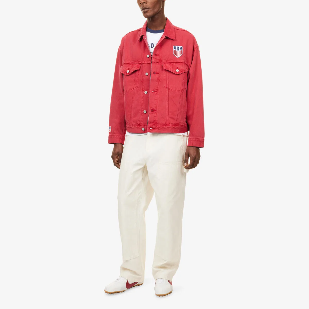 Джинсовая куртка-тракер levi's x world cup usa soccer type iii Levis, мультиколор — фото 2