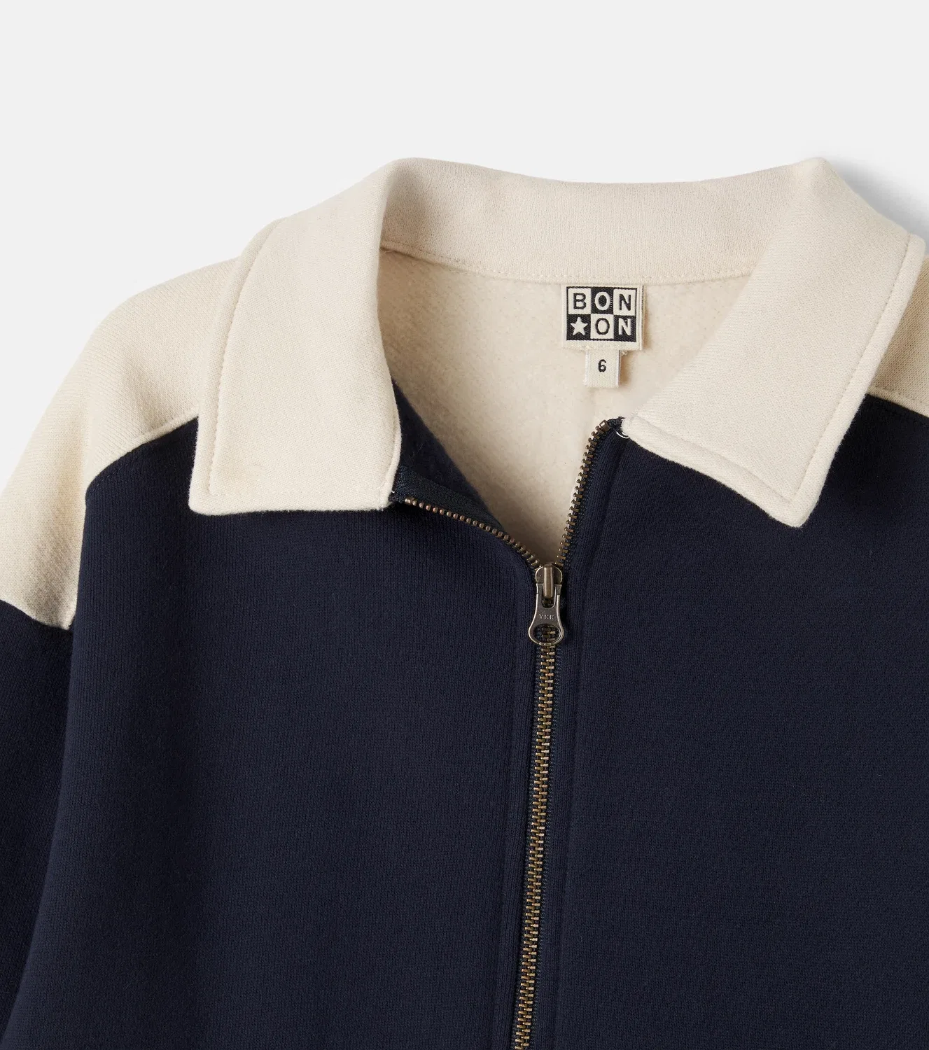 Джемпер на молнии Prime Bonton, синий — фото 3
