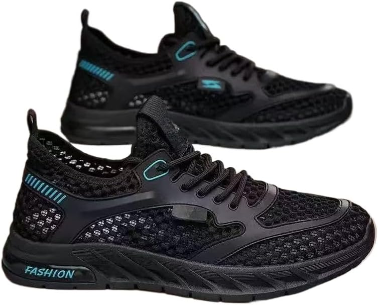 

Мужские кроссовки без шнурков для ходьбы, бега и тренировок, удобные, дышащие, противоскользящие, для фитнеса и кросс-тренинга, модные спортивные кеды Hhhchpm, черный