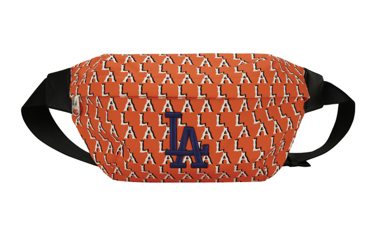 

MLB Поясная сумка через плечо из полиэстера, стандартного размера, унисекс, оранжевая
