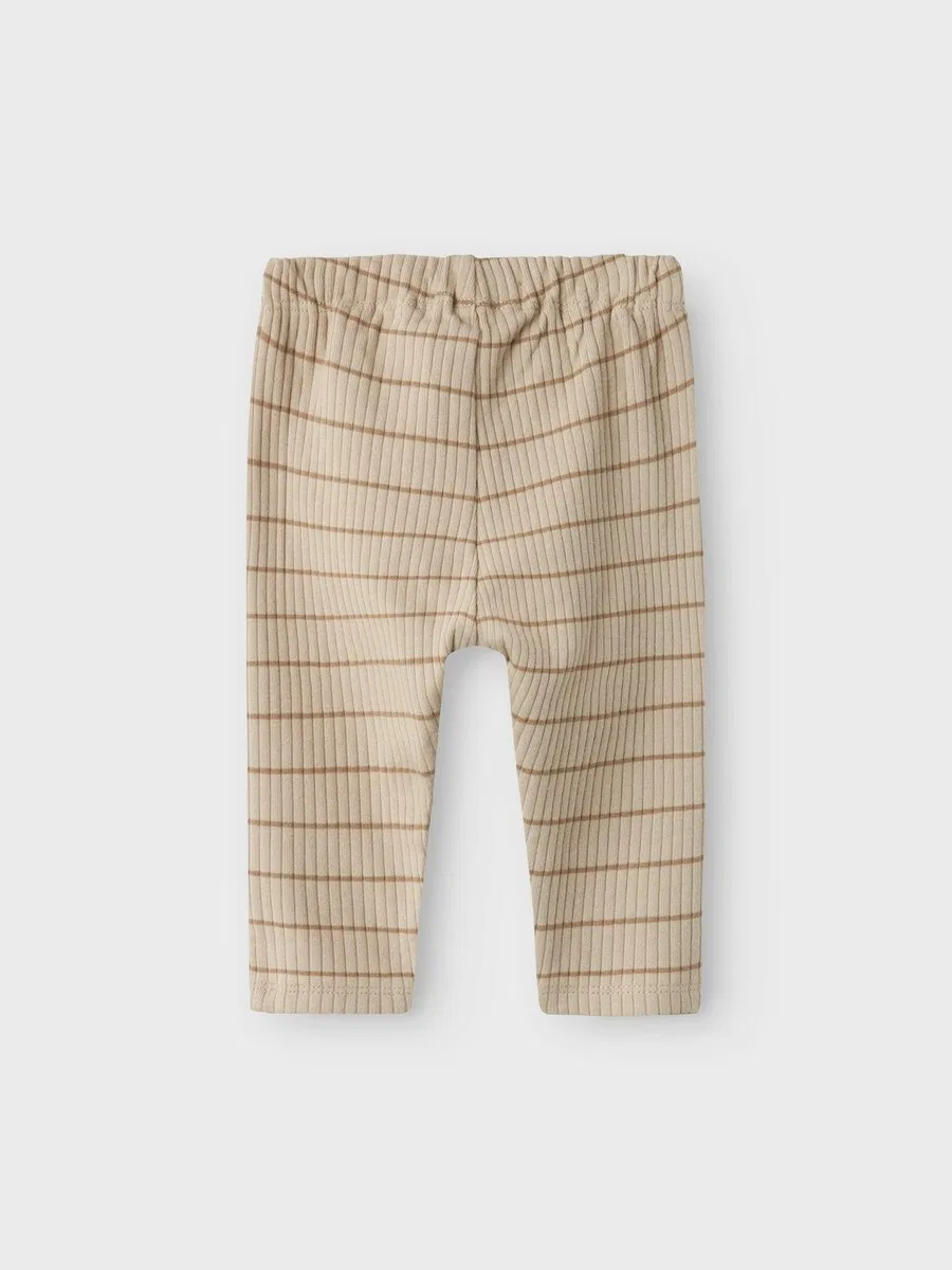 Леггинсы Lil'Atelier Slim fit 'NBMKail' бежевого цвета — фото 2