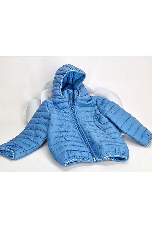 Детский пуховик Unisex Puffer Kids Coat Evitle, Blue — фото 3