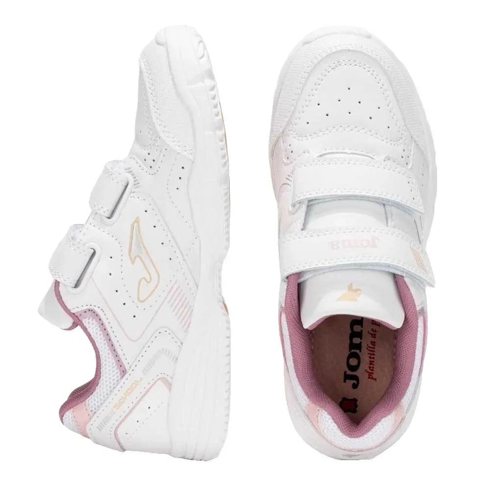 Детские кроссовки с системой вентиляции VTS Joma W.School, White — фото 4