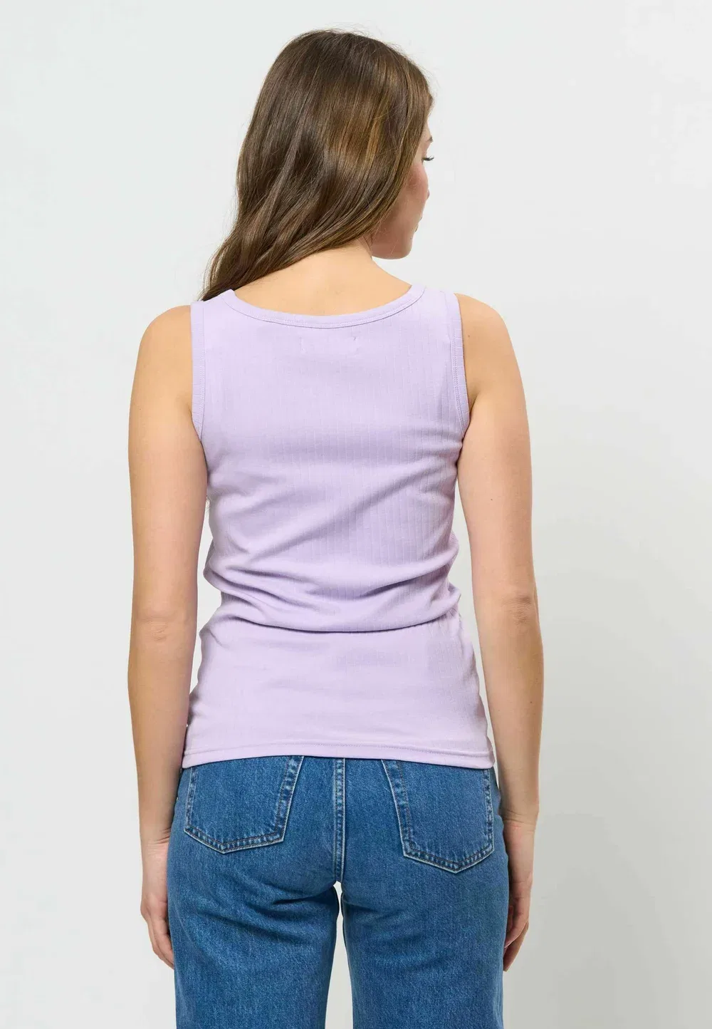Uwcasandra rib top - top U.S. Polo Assn., Pastel Lilac — фото 3