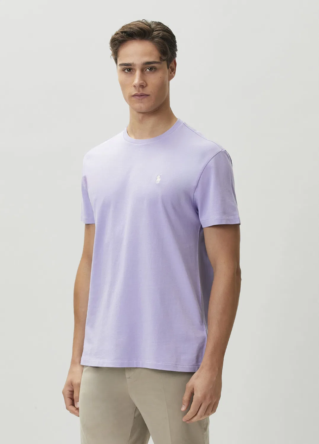 Футболка Classic Fit Mor Jersey Polo Ralph Lauren, purple — фото 3