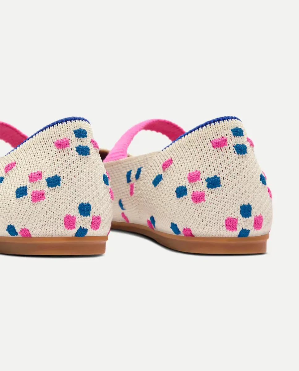 Детские балетки для девочек мягкие гибкие Rothy´s, Rosa — фото 3