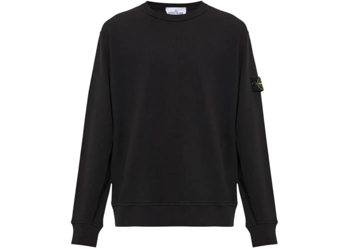 Мужской свитшот из органического хлопка Interlock 6100017 Stone Island, черный