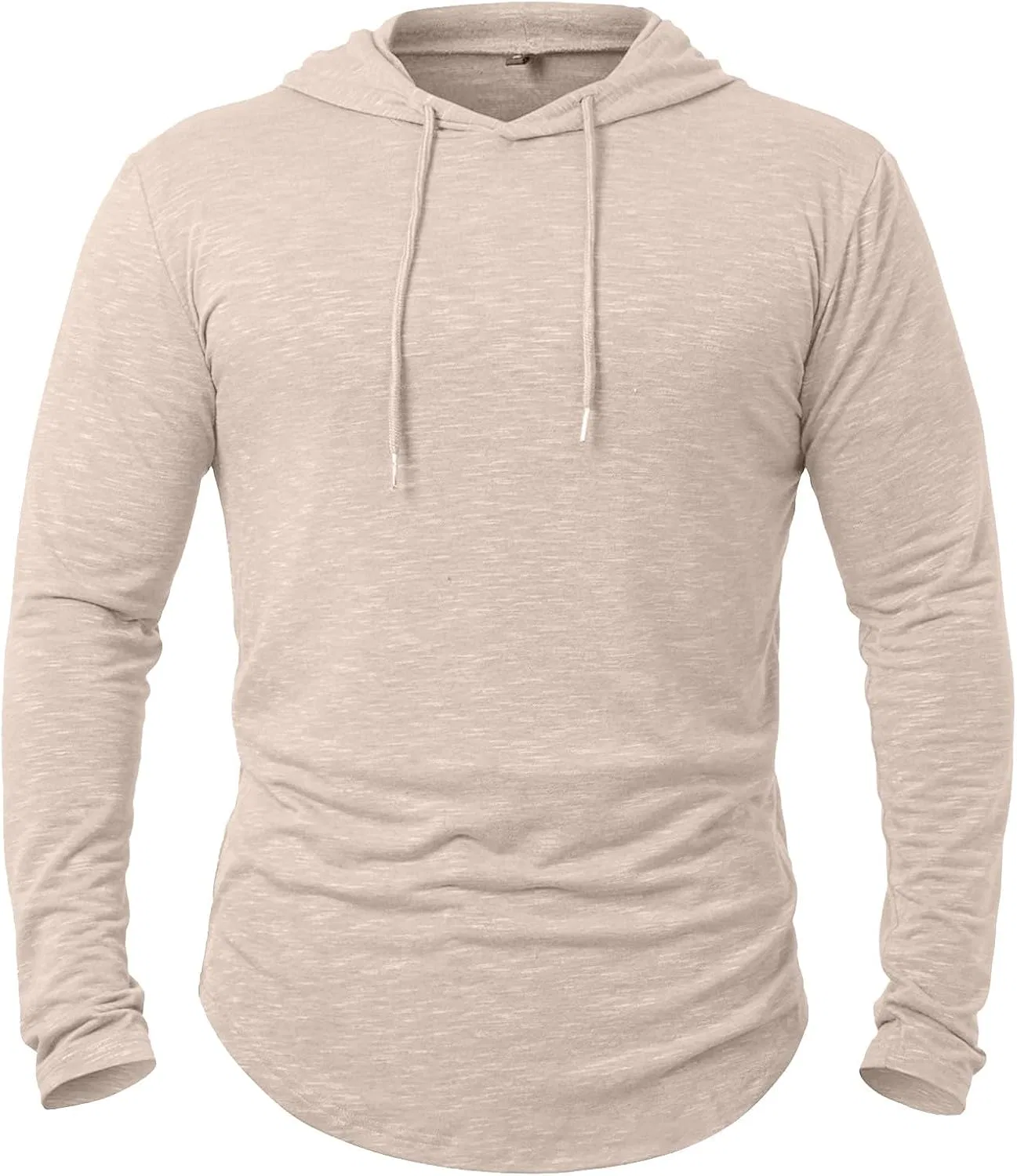 Мужское спортивное худи с капюшоном, Lightweight Pullover, бежевый — фото 4
