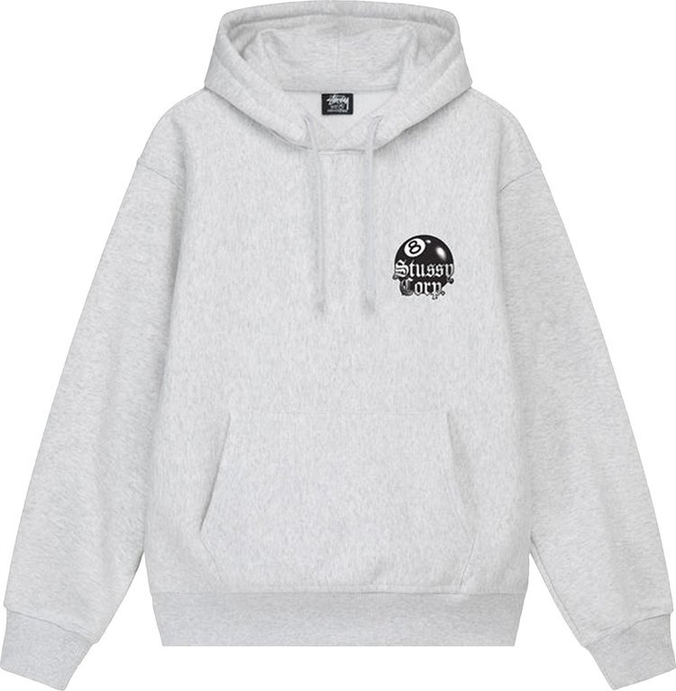 

Худи Stussy 8 Ball Corp. Hoodie 'Ash Heather', серый