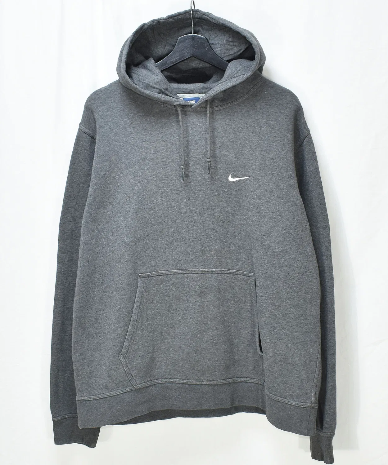 Свитшот Nike Small Swoosh с вышивкой, серый, XL — фото 3