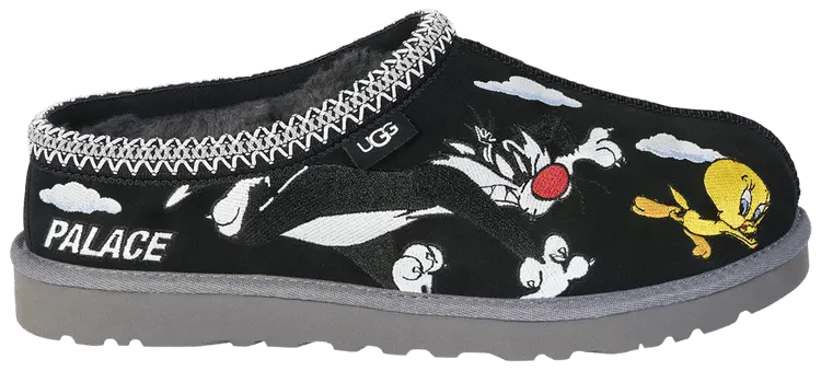 

Кроссовки Palace x Looney Tunes x UGG Tasman Slipper, черный