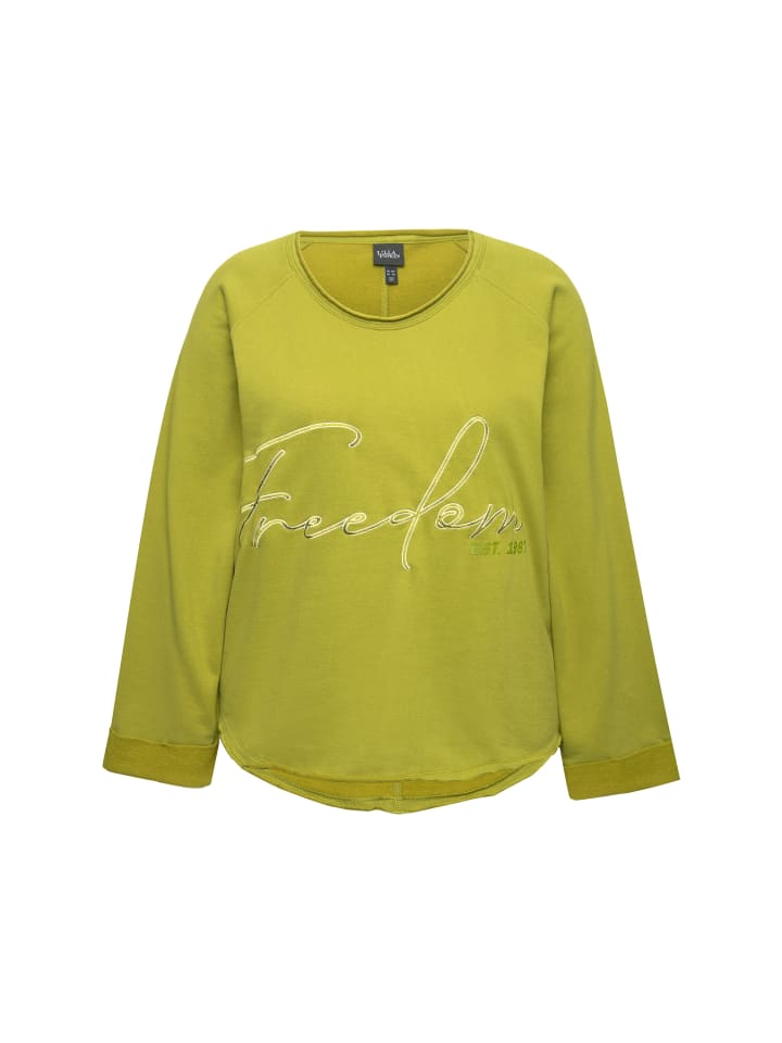 

Толстовка Ulla Popken Sweatshirt, цвет avocado grün