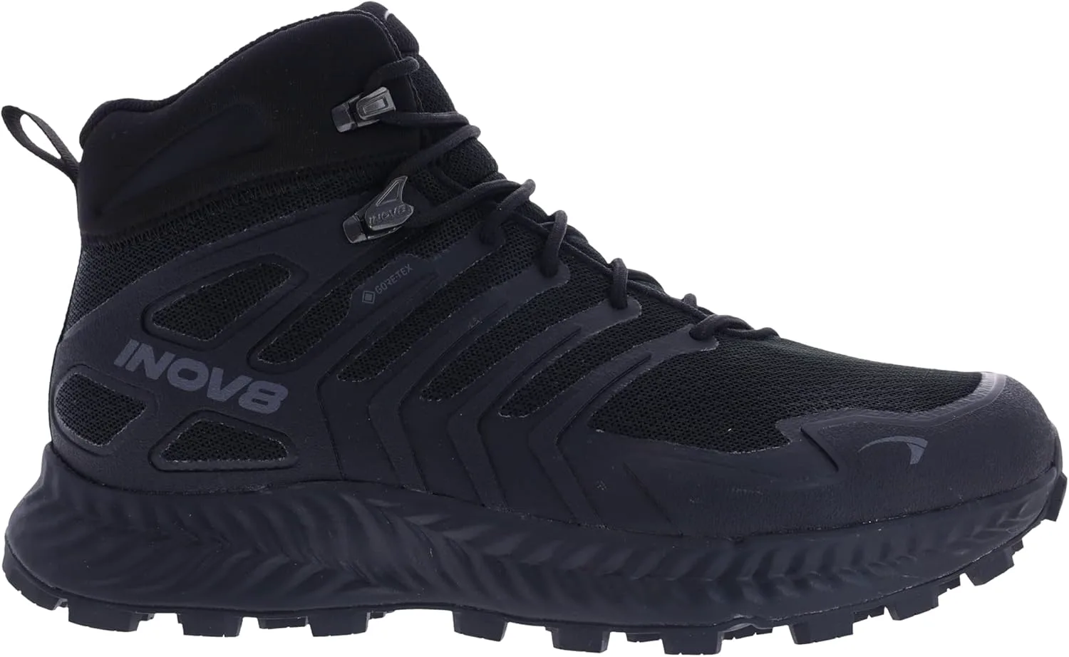 Мужские кроссовки INOV8 Roclite Mid GTX, черный/темно-серый — фото 3