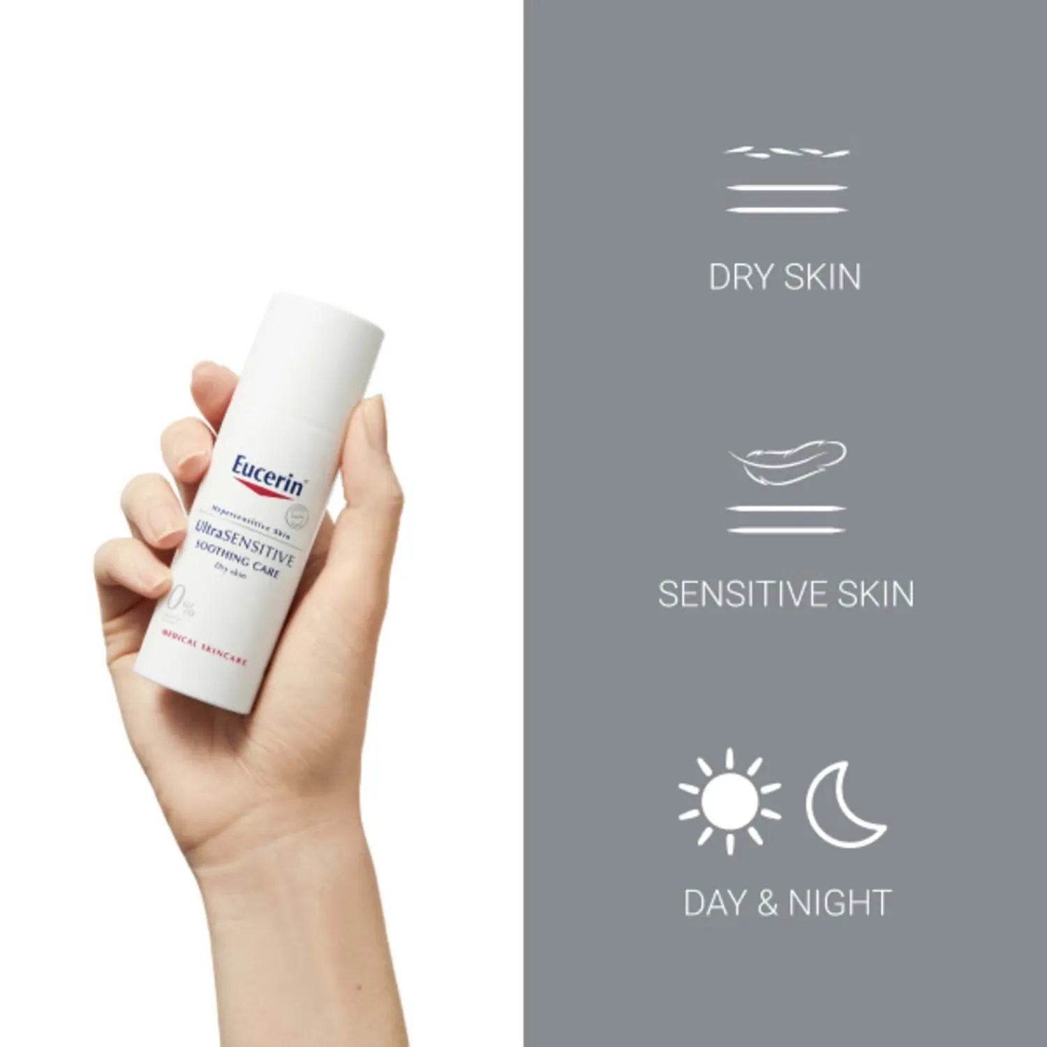 Крем для лица Eucerin — UltraSensitive успокаивающий уход за сухой кожей, 50 мл — фото 2