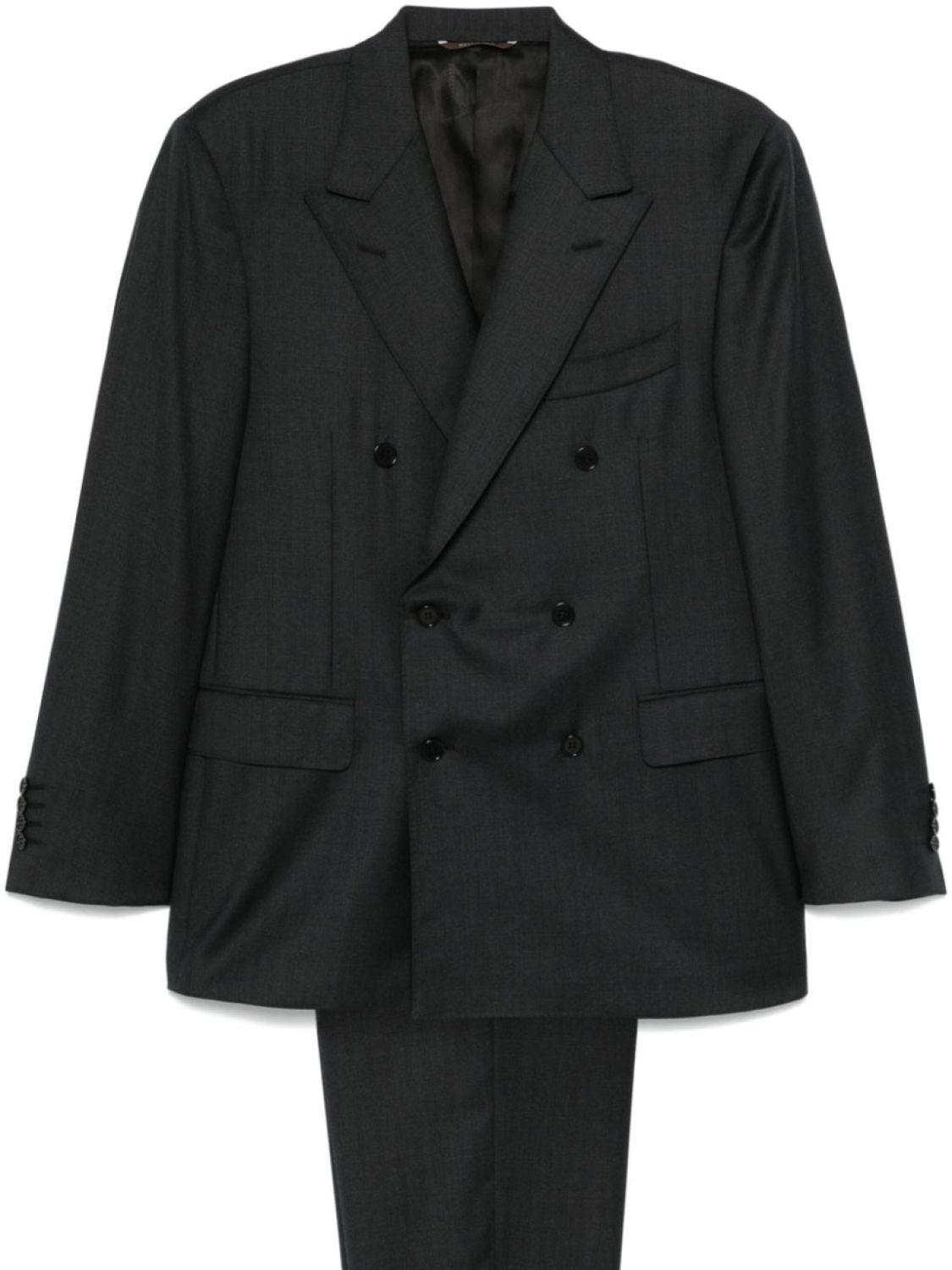 

Canali шерстяной костюм, серый