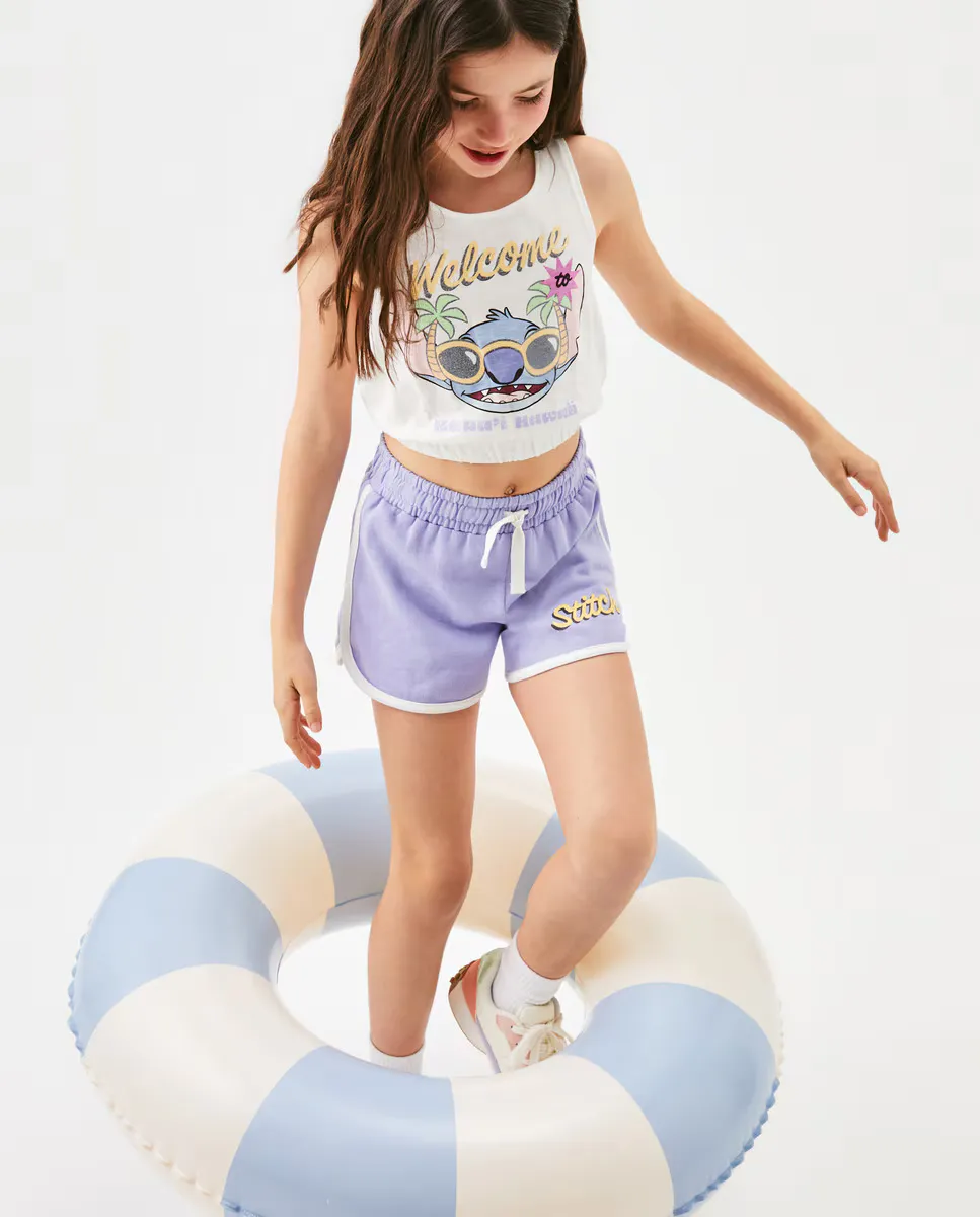 

Короткий комплект для девочек «Лило и Стич» Kids El Corte Inglés, мультиколор