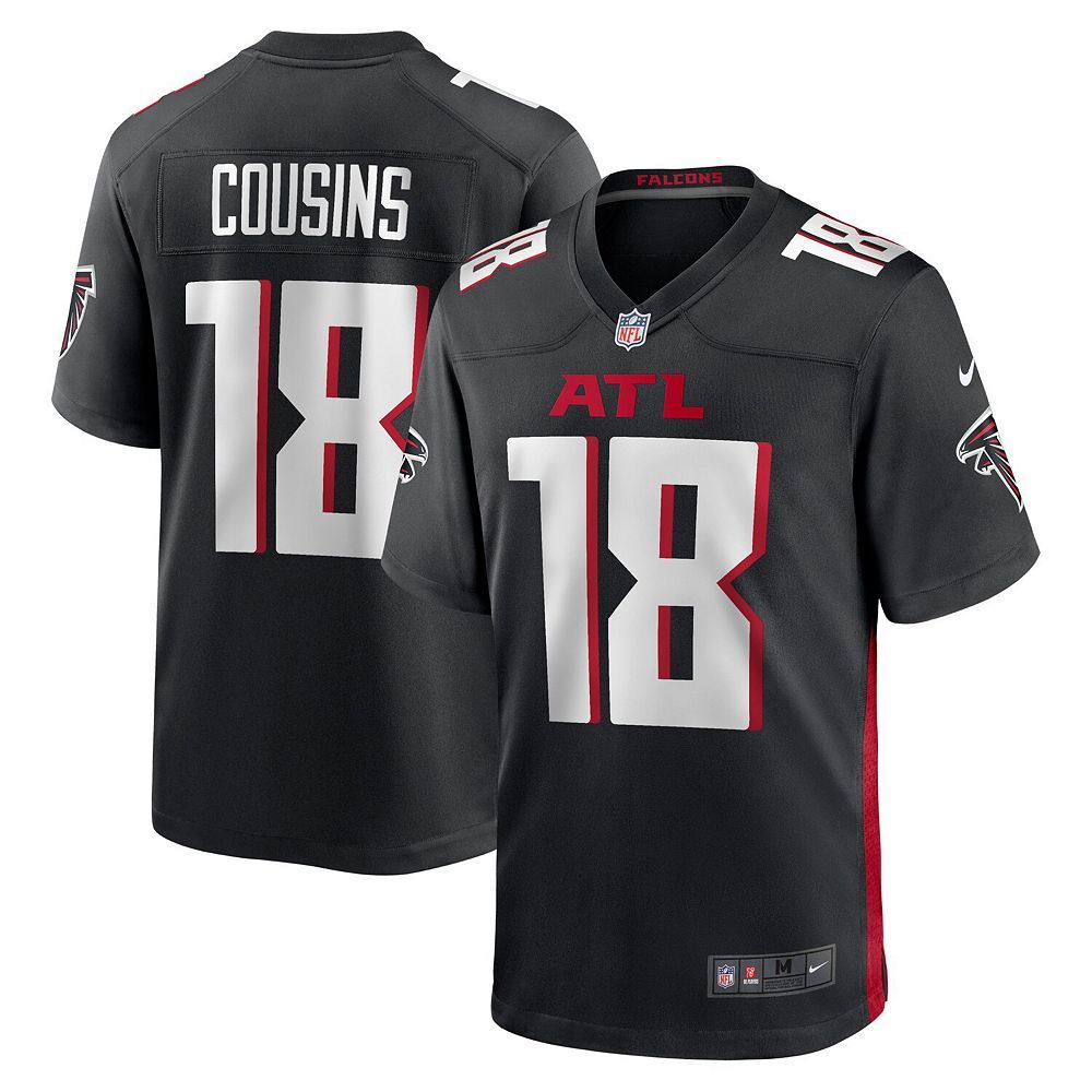 

Мужское джерси Nike Kirk Cousins ​​Black Atlanta Falcons Game Player, цвет Fal Black