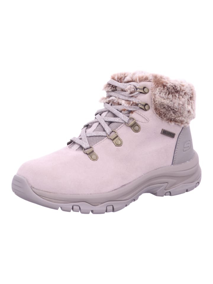 

Сапоги Skechers Damen warm Lace Up Faux Fur Cuff W/, бежевый