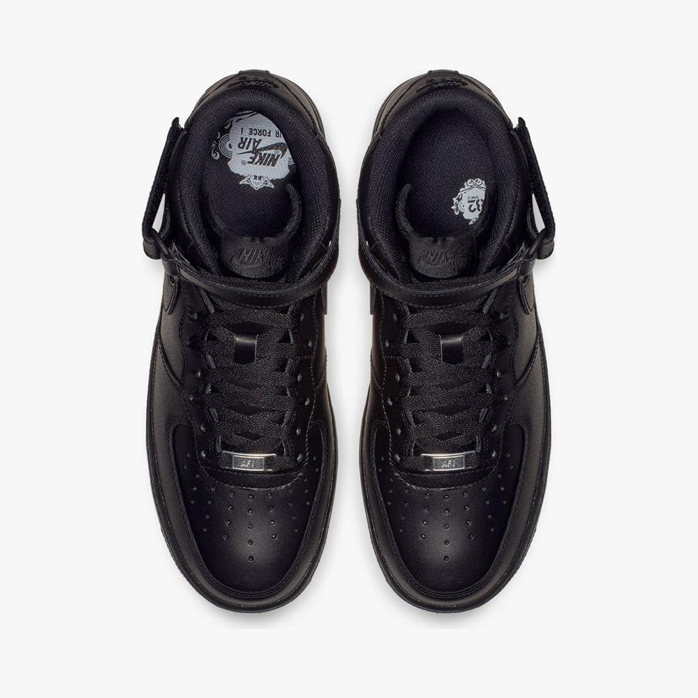 Кроссовки Nike Air Force 1 Mid '07 для мужчин, черный — фото 2