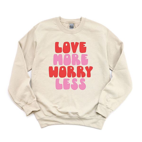 

Толстовка Love more worry less bold Simply Sage Market, Dust, Зеленый, Толстовка Love more worry less bold Simply Sage Market, Dust