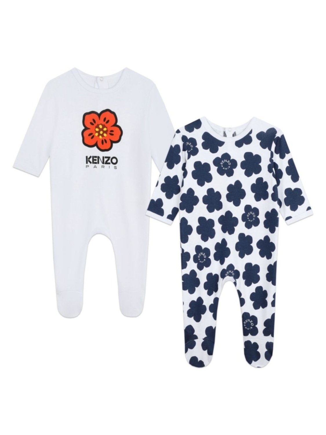 

Kenzo Kids комплект Boke Flower из двух пижам, нейтральный цвет