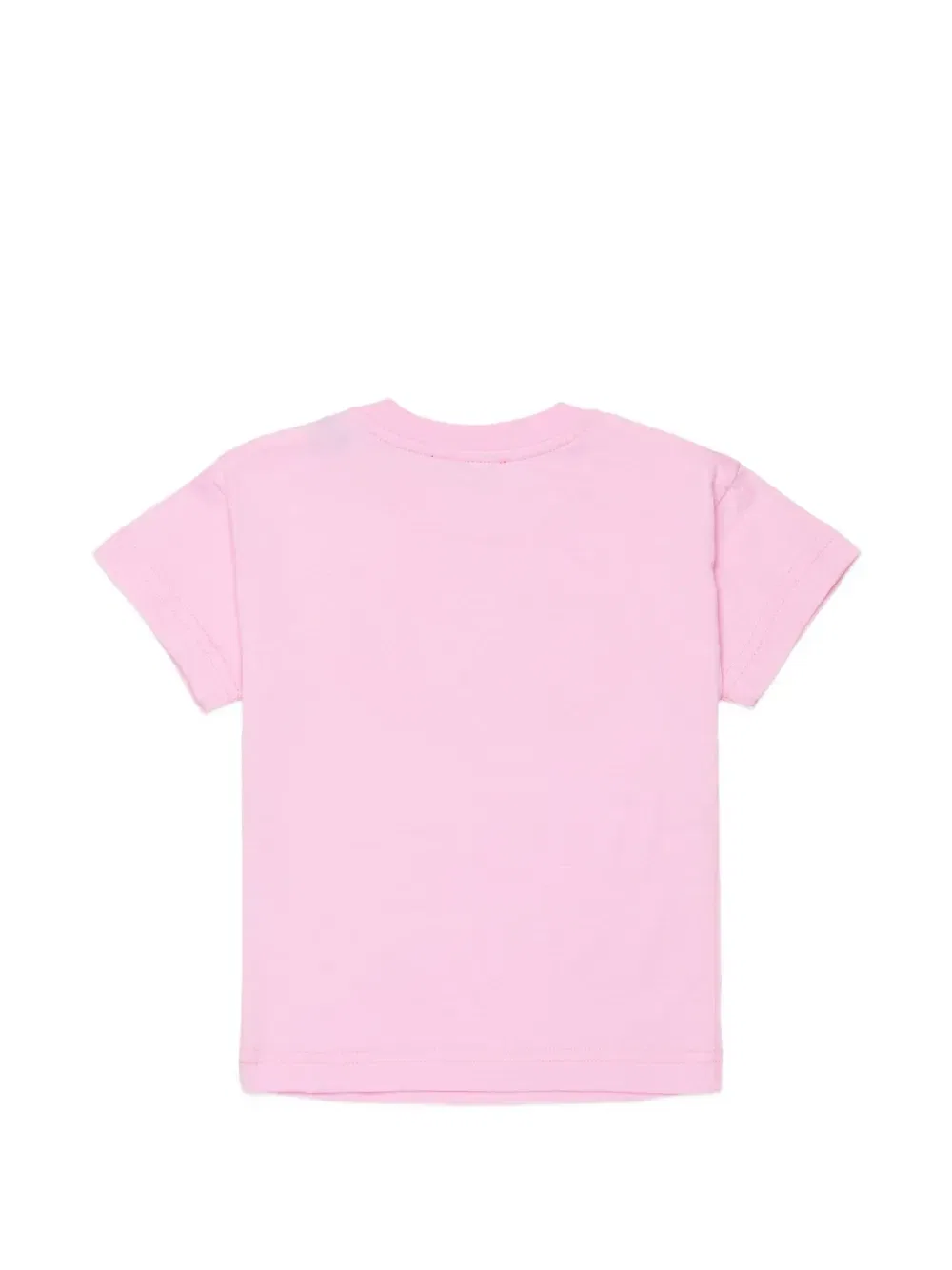 Футболка с логотипом на кнопках Diesel Kids, розовый — фото 2