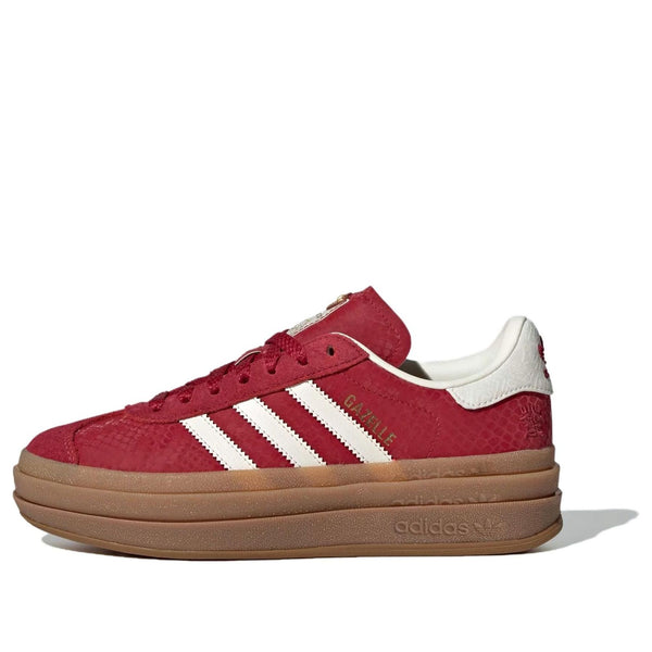 Кроссовки gazelle bold 'year of the snake' Adidas, бордовый