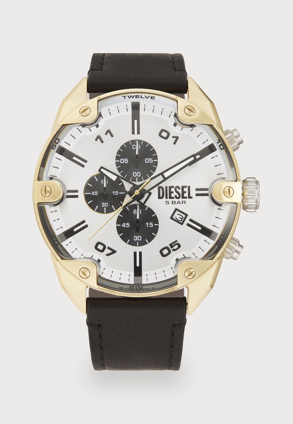 

Часы с хронографом SPIKED Diesel, золотой