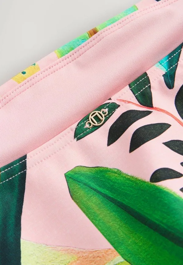 Плавки-Бикини с высокой талией для беременных Next, Coral Green Tropical — фото 4