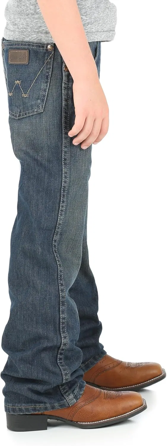 Джинсы Relaxed Fit Boot Cut Wrangler, Night Sky — фото 3