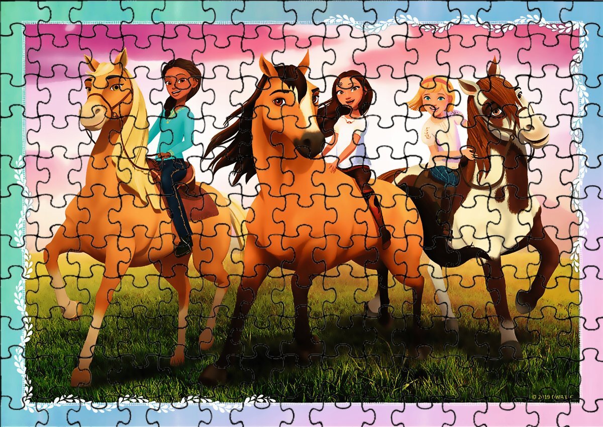 

Пазл 35 деталей: Мустанг Призрак + Сумка с принтом bez marki