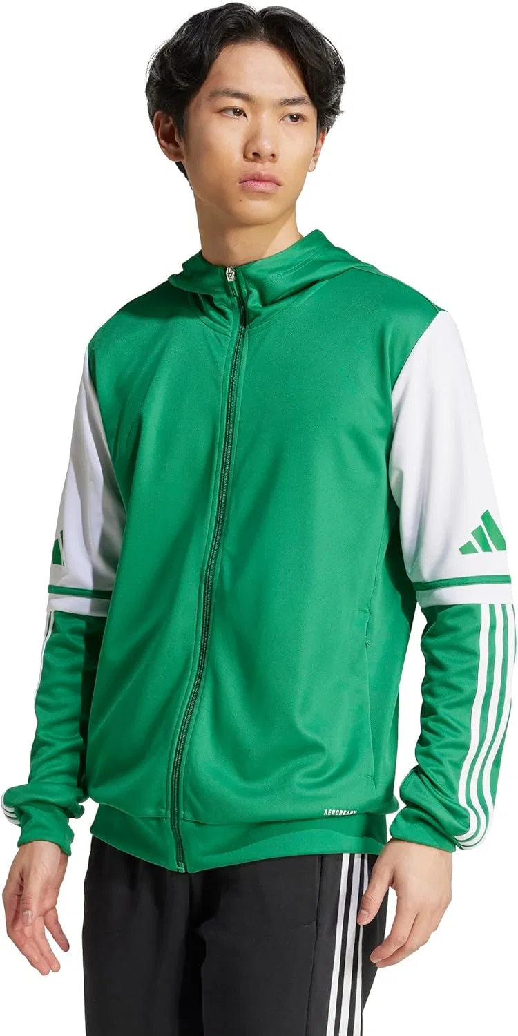 Худи мужское, adidas, Regular fit, Team Green/White — фото 3
