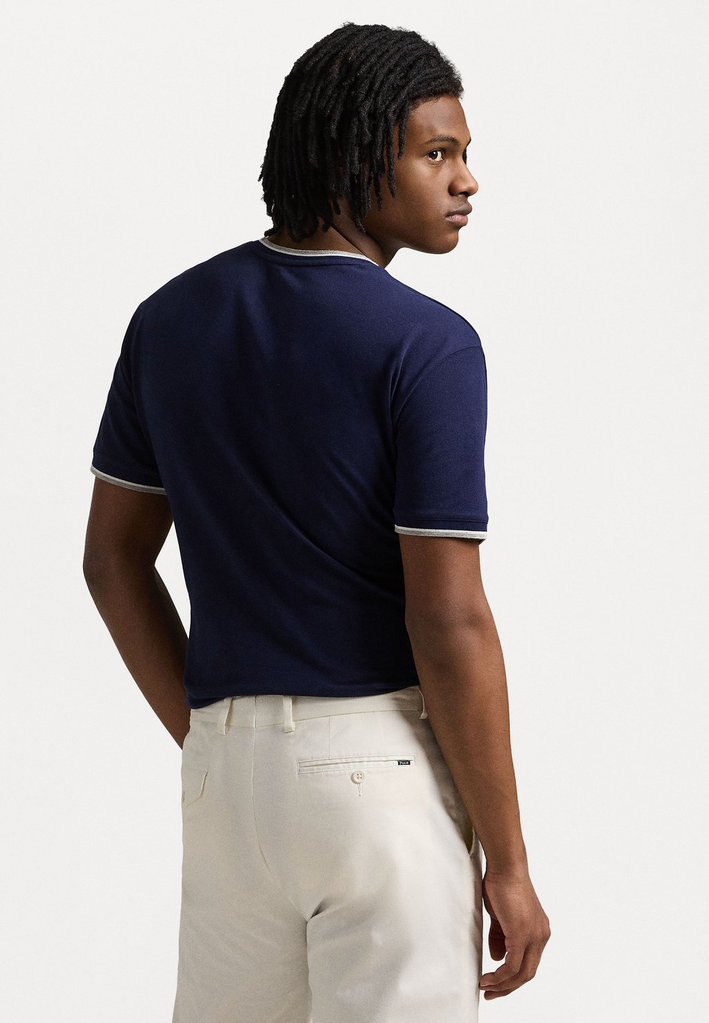 Базовая футболка CLASSIC FIT STRETCH T-SHIRT Polo Ralph Lauren, темно-синий — фото 3