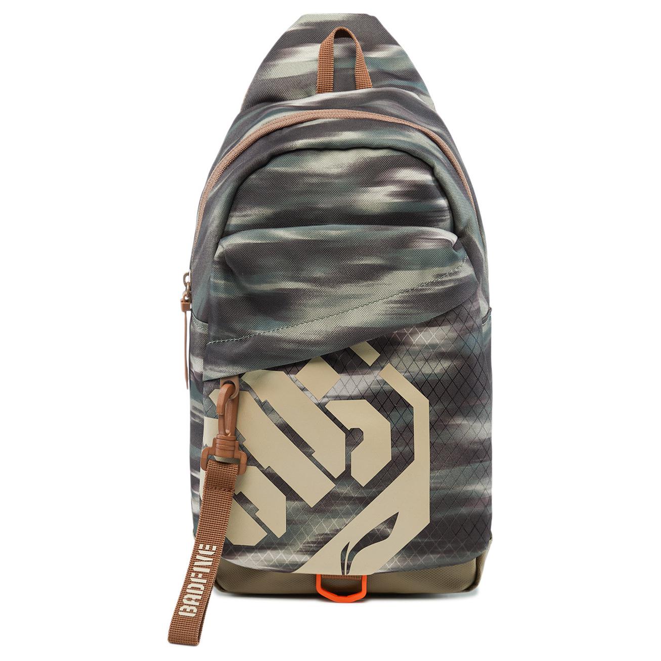 

LINING Полиэстеровый кроссбоди через плечо унисекс камуфляж, Camouflage All over Print