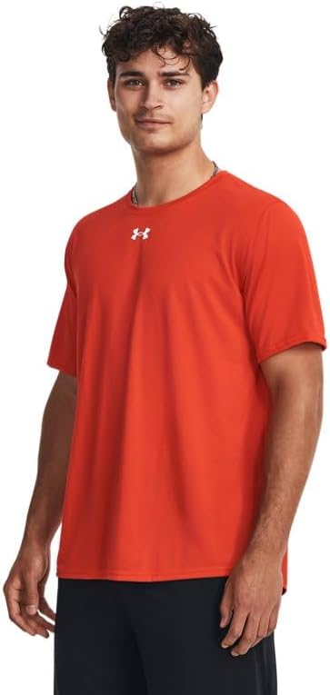 

Мужская свободная футболка с коротким рукавом Under Armour Team Tech Cardinal, Dark Orange/White - 860, Белый, Мужская свободная футболка с коротким рукавом Under Armour Team Tech Cardinal, Dark Orange/White - 860