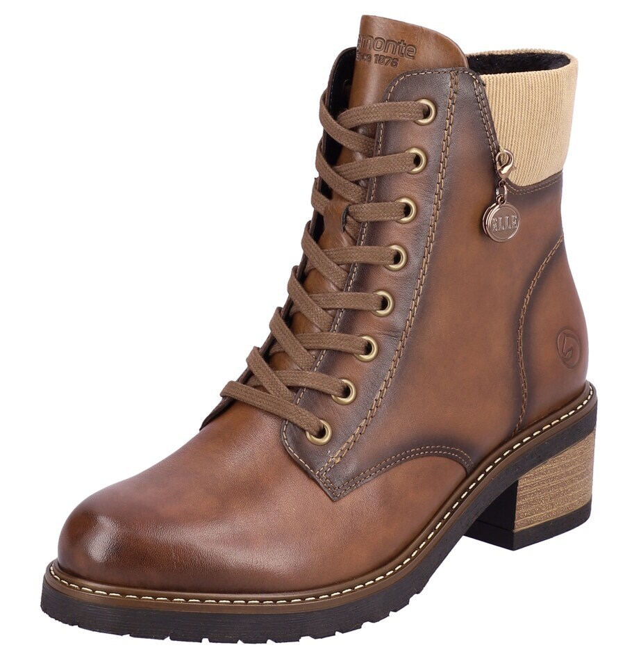 Ботинки на шнуровке Remonte, цвет Chestnut Brown/Light Brown