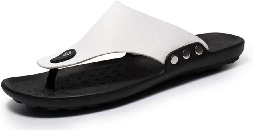 

Мужские сандалии-вьетнамки vrsquer, открытый носок, удобные сандалии на скользящей подошве, 1 шт, белый