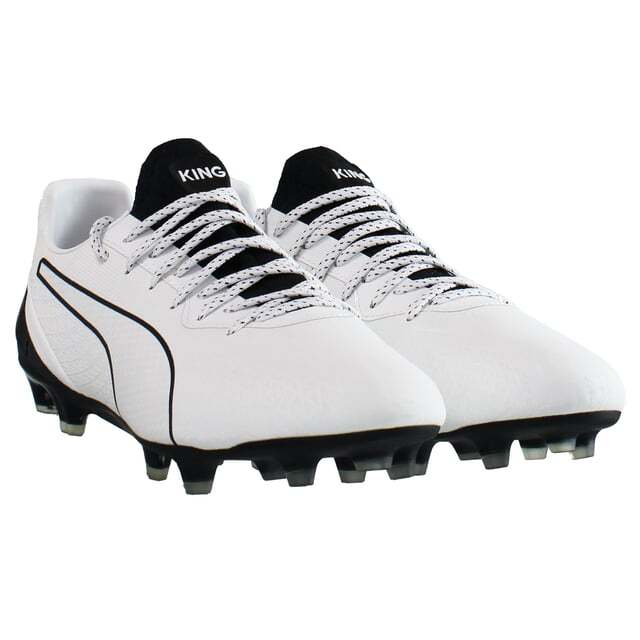 Белые мужские бутсы King Platinum Lacer Touch fg/ag Puma, белый — фото 2