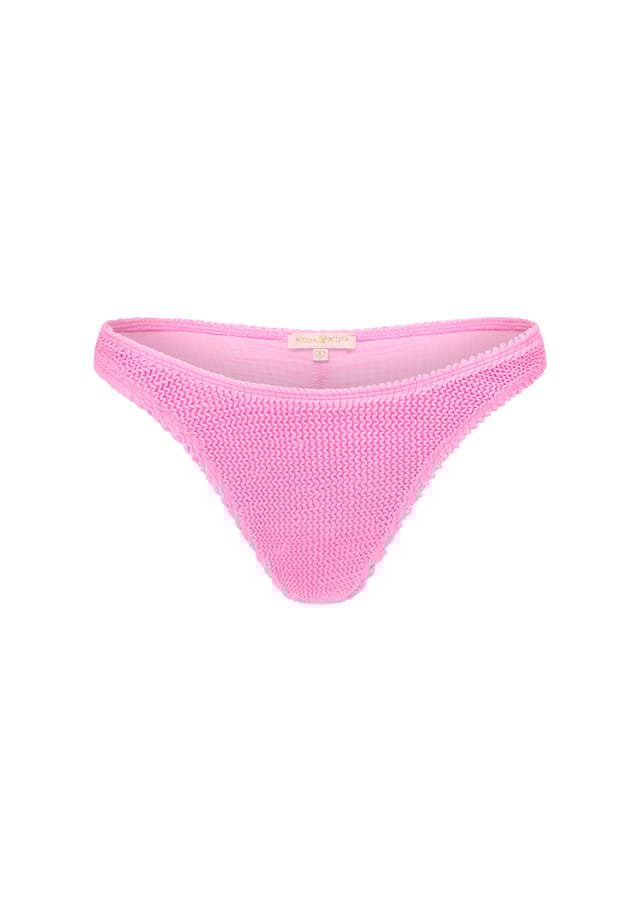 

Плавки бикини в бразильском стиле с застежкой Scrunch и модным дизайном Moda Minx, розовый