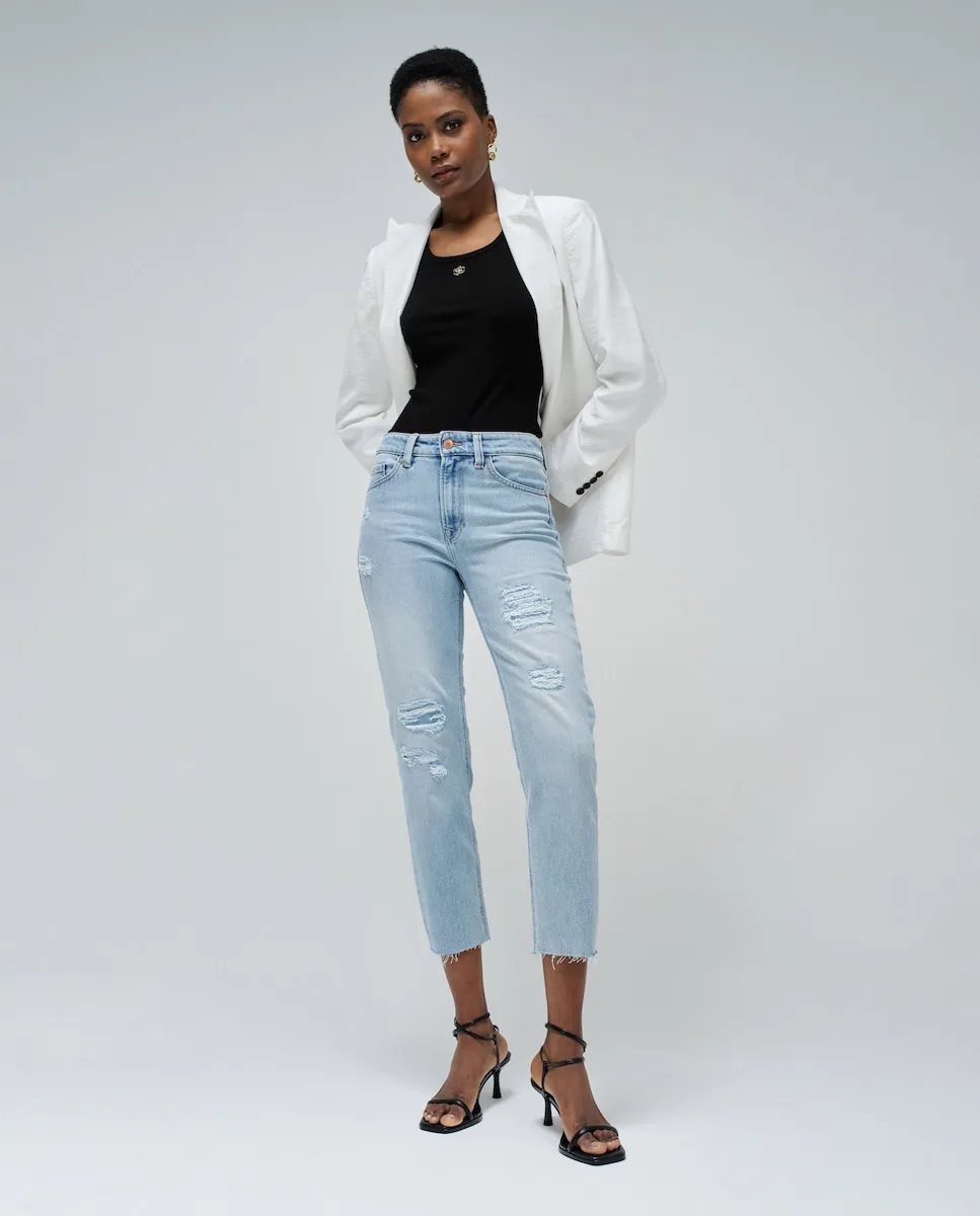 

Женские прямые джинсы True укороченные зауженные Salsa Jeans, синий