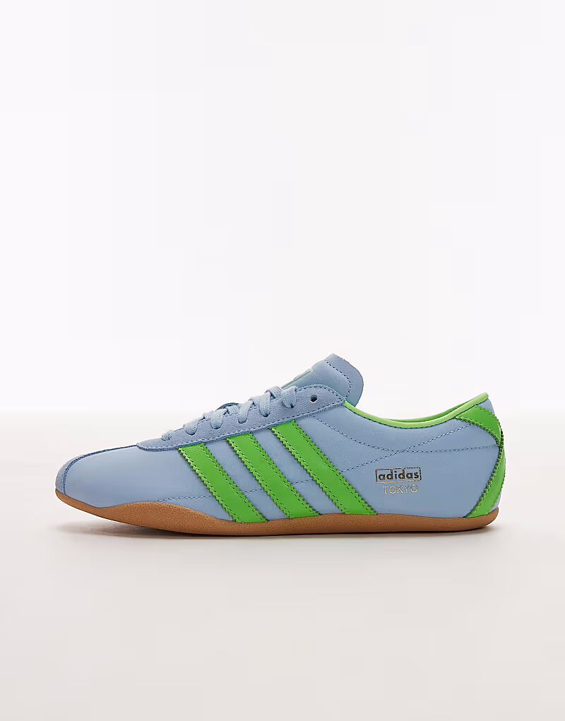 Кроссовки Adidas Originals Tokyo синего и зеленого цвета — фото 2
