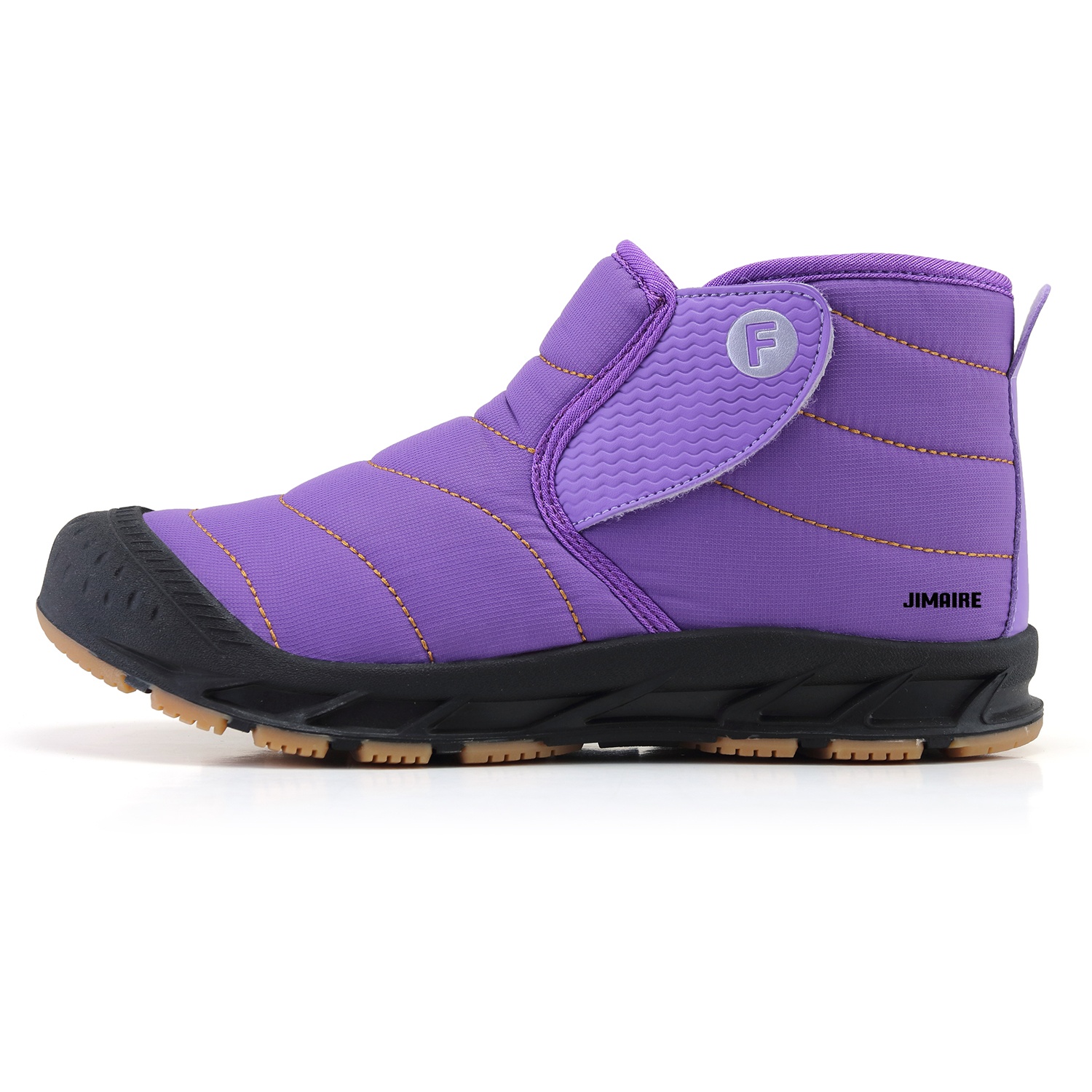 

King Jinmai Теплые и водостойкие короткие зимние сапоги унисекс фиолетовые, цвет Purple