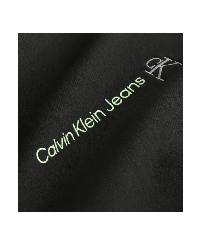 Вертикальная институциональная толстовка Calvin Klein, черный — фото 2