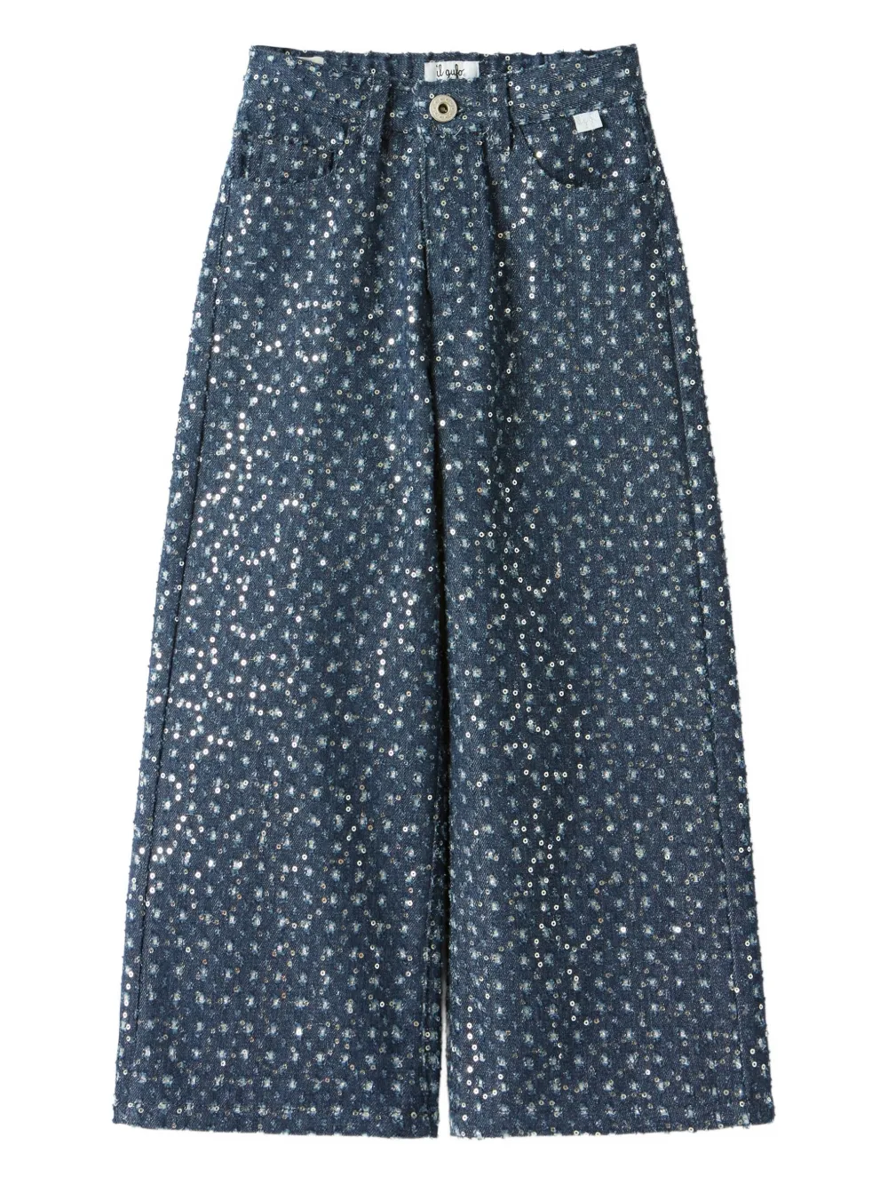 

Брюки с пайетками Il Gufo, синий